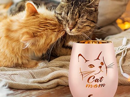 xilaxila Cat Mom Gifts- Cat Wine Glasses (Cat Mom) Online Hot Sale