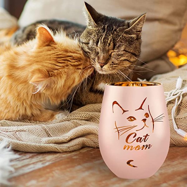 xilaxila Cat Mom Gifts- Cat Wine Glasses (Cat Mom) Online Hot Sale