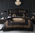 Massimo QUILT COVER queen by Davinci gold black versace bold elegant luxury Online