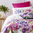 Single  2 piece set Zoey bedspread floral pink purple vibrant summer quilted Fashion