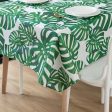 Table cover cloth 6-8 seater quality large green rainforest natural For Sale