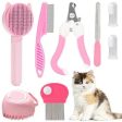 VCZONE 8 Pcs Cat Brush Grooming Kits Online