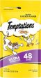 TEMPTATIONS Classic Crunchy and Soft Cat Treats Tasty Chicken Flavor Supply