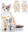 SUNFURA Cat Recovery Suit, Kitten Surgical Full Bodysuit for Abdominal Wound Protector Anti Licking After Surgery For Discount