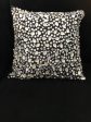 Shells and pearls black beaded  cushion Fashion