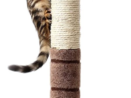 4 Paws Stuff Tall Cat Scratching Post on Sale