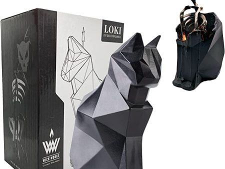 Wick Works Loki Cat Skeleton Candle Fashion