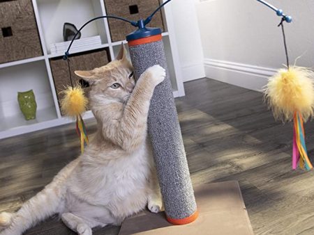 SmartyKat Scratch  N Spin Carpet Scratching Post Cat Scratcher Online