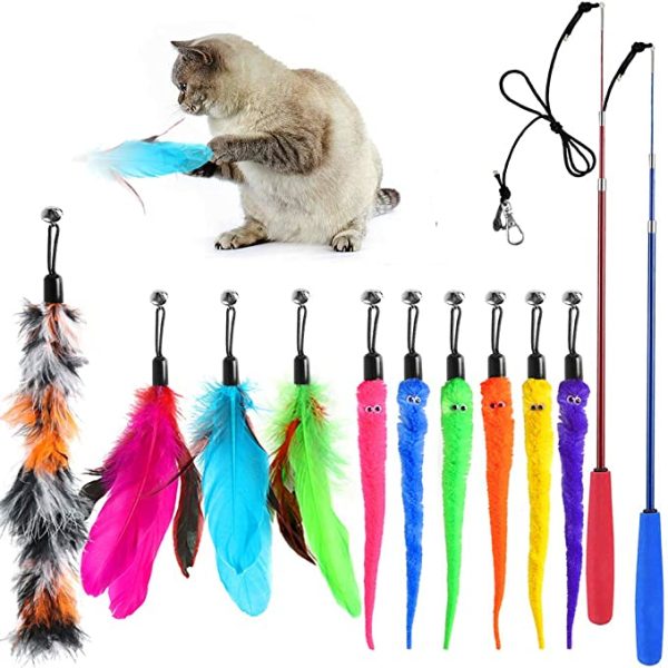 SYEENIFY Cat Toys Kitten Toys Assortments For Sale