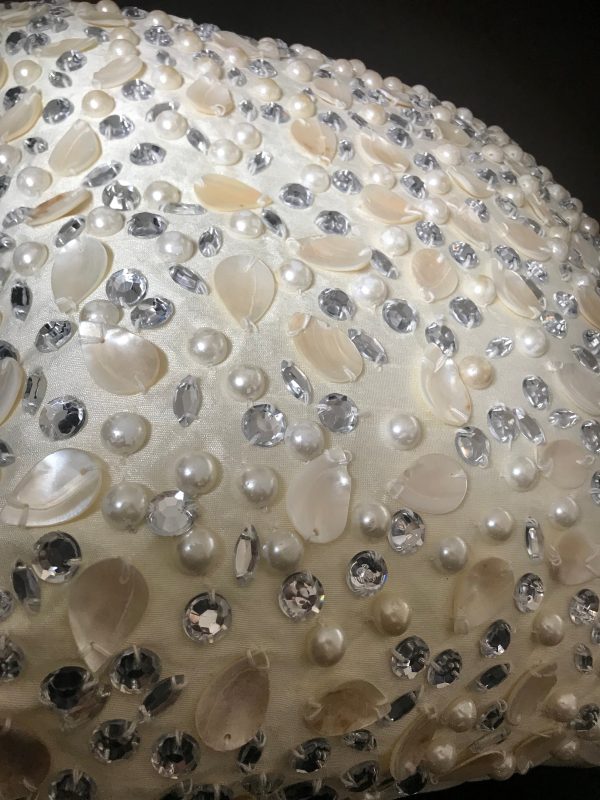 Shells and pearls beaded  cushion Hot on Sale