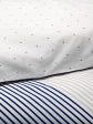 Titus 4 piece package deal deco by linen house cotton white navy white contemporary minimalist dream queen Online now