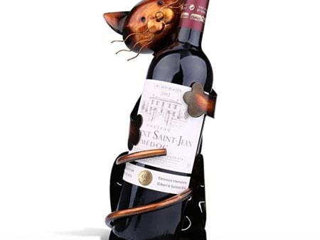 Tooarts Cat Shaped Wine Holder Online now