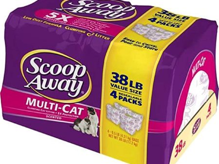 Scoop Away - Multi-Cat, Scented Cat Litter Online Hot Sale