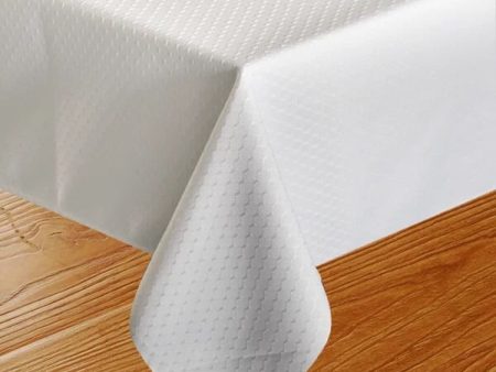 Table cover cloth 6-8 seater white waffle quality Discount