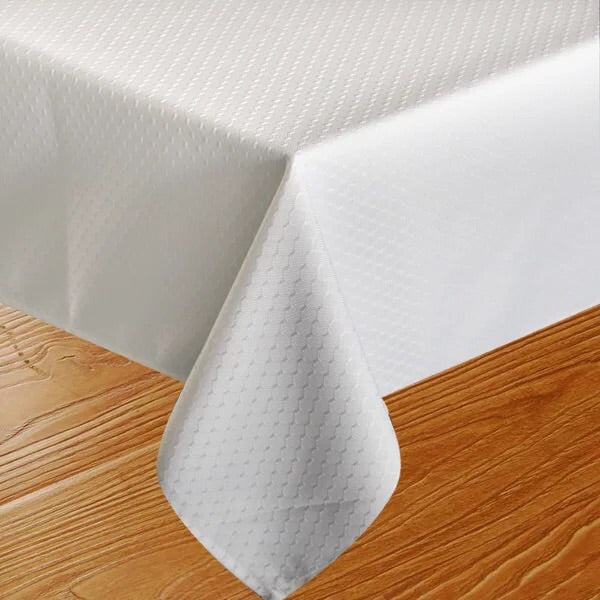 Table cover cloth 6-8 seater white waffle quality Discount