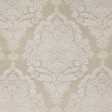 Trieste quilt cover set boudoir jacquard ivory white gold damask queen Sale