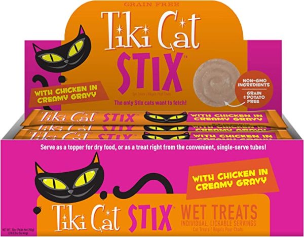 Tiki Pets Cat Stix Wet Treats Hot on Sale