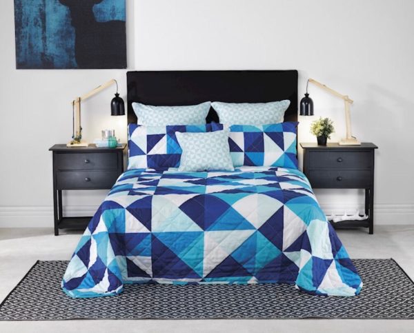 Sale 3 piece Cruze by Bianca bedspread blue boy navy single Online Hot Sale