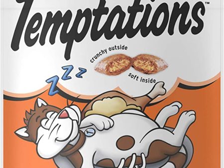 TEMPTATIONS Classic Crunchy and Soft Cat Treats Tantalizing Turkey Flavor Discount