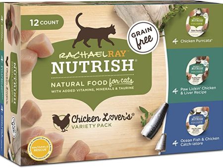 Rachael Ray Nutrish Natural Wet Cat Food, Chicken Lovers Variety Pack Online Sale