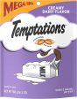 TEMPTATIONS Classic Crunchy and Soft Cat Treats Creamy Dairy Flavor Cheap