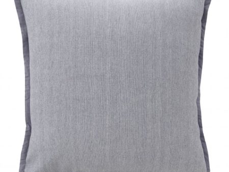 A pair of European pillow covers Bianca grey silver Discount