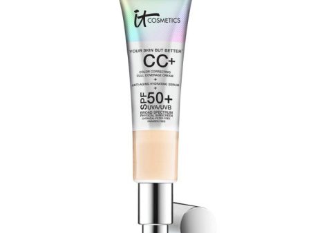 IT Cosmetics Your Skin But Better CC+ Color Correcting Full Coverage Cream + Anti-Aging Hydrating Serum SPF50+ UVA UVB Supply