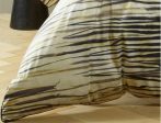 Safari quilt cover set super king by Bianca cotton blend beige black zebra in Cheap