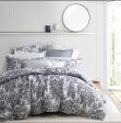 Riviera denim quilt cover set by logan & mason  Queen Online Hot Sale