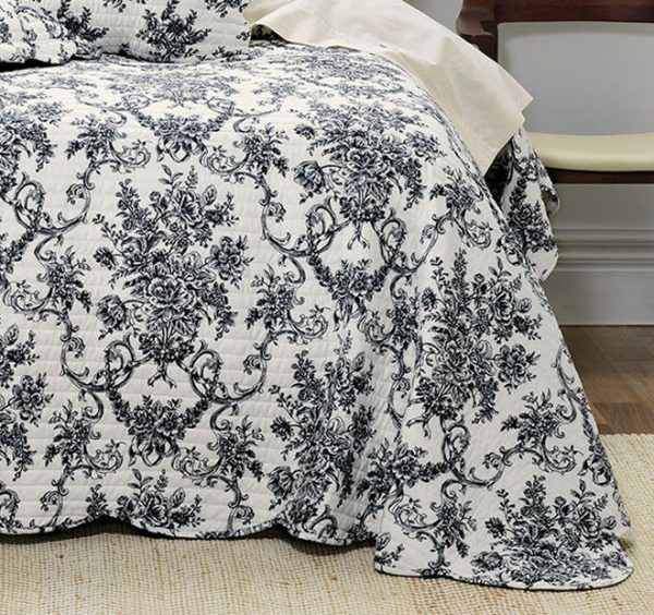 4 piece Ashton by Bianca bedspread elegant black vintage single Supply