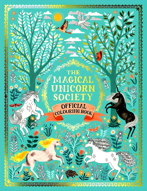 Magical Unicorn Society Official Colouring Book Cheap