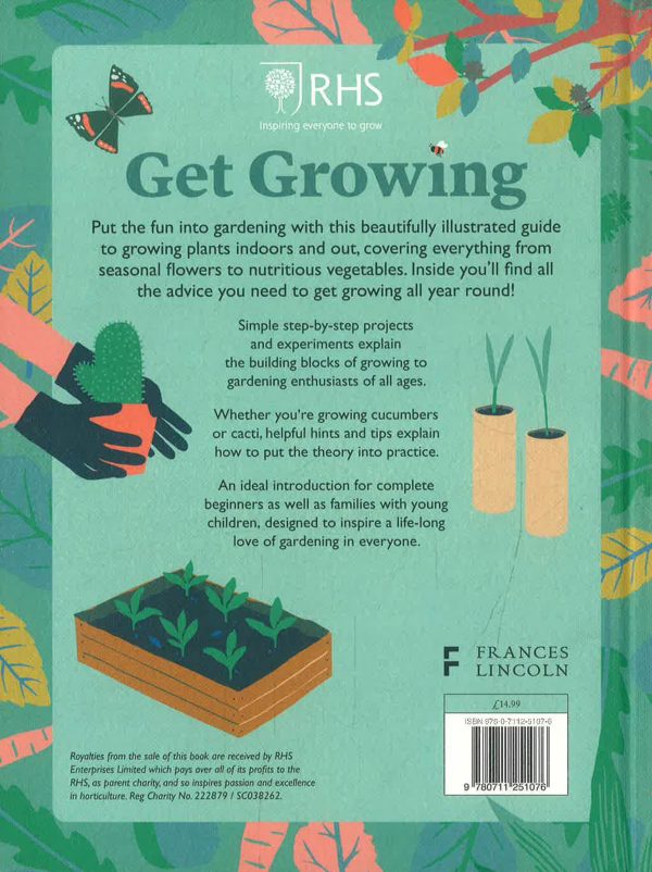 RHS Get Growing: A Family Guide to Gardening Inside and Out Hot on Sale