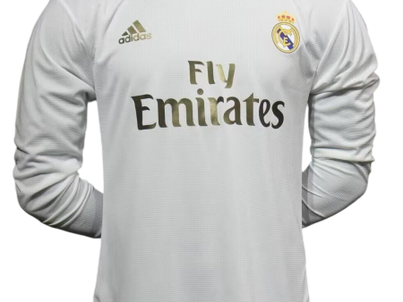 Real Madrid - 19 20 Manica Lunga Vintage Player Version For Cheap