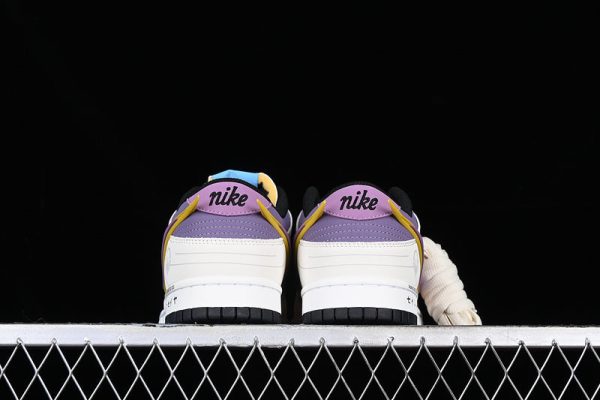 SB DUNK LOW PURPLE WHITE PINK Fashion