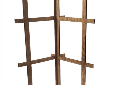 18  Walnut Classic Corner Trellis Online Hot Sale