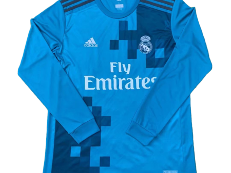 Real Madrid Terza - 17 18 Manica Lunga Vintage Cheap