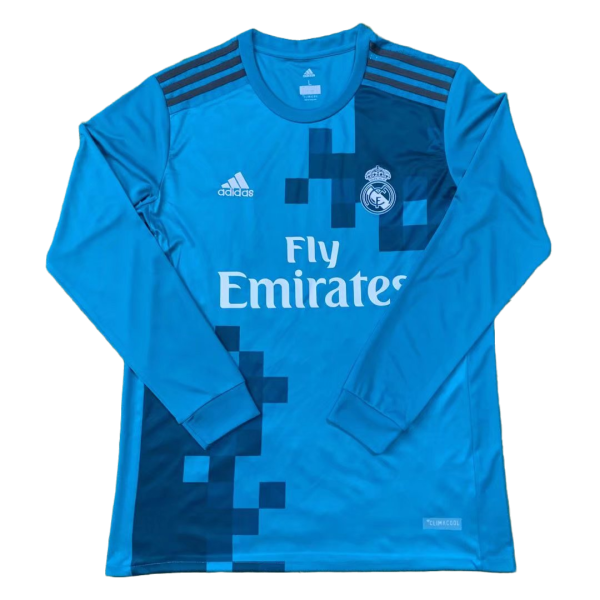 Real Madrid Terza - 17 18 Manica Lunga Vintage Cheap