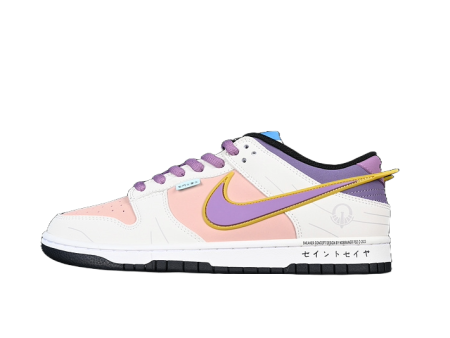 SB DUNK LOW PURPLE WHITE PINK Fashion