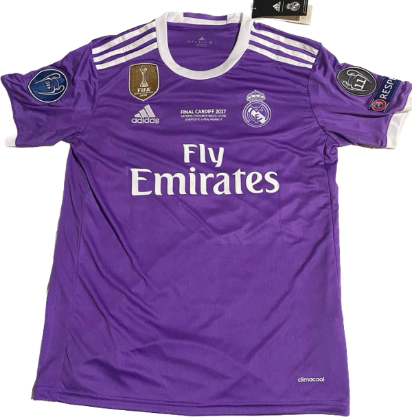 Real Madrid - 17 18 Vintage Finale Cardiff on Sale