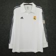 Real Madrid 01 02 Home Manica Lunga Retrò Online Hot Sale