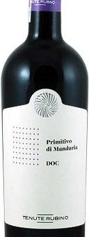 Tenute Rubino Primitivo 2017 750-12 2017 (Case only) Online Hot Sale