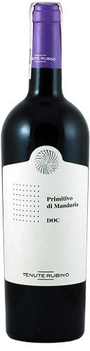 Tenute Rubino Primitivo 2017 750-12 2017 (Case only) Online Hot Sale