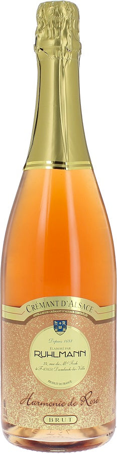 Ruhlmann CrÃ©mant d Alsace Brut Harmonie de RosÃ© (Case only) Online now